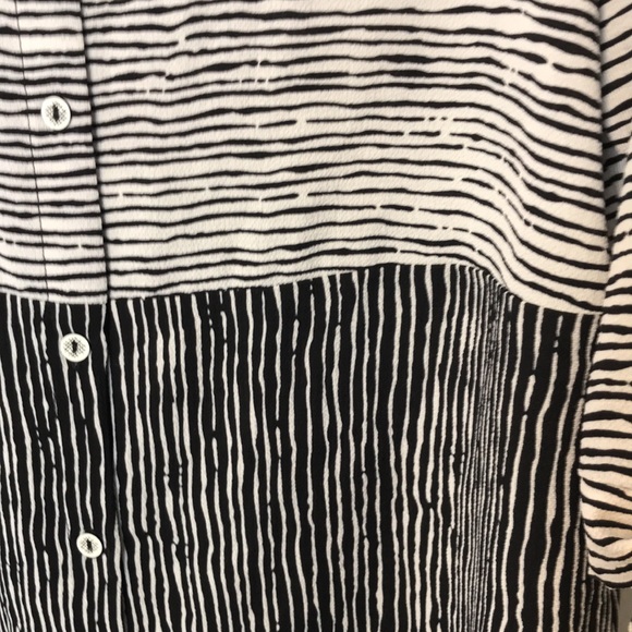 Mix Stripes made in Canada tunic buttons shirt - Picture 6 of 8